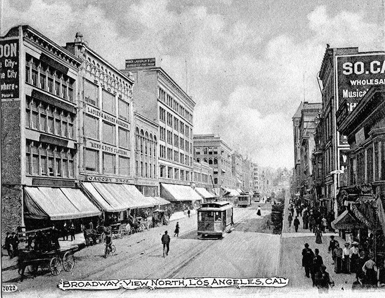 Los Angeles in 1901 Broadway